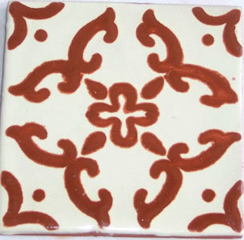 Handmade Mexican Talavera Clay Tile – 4x4 Folk Art, Handpainted For Backsplash & Walls