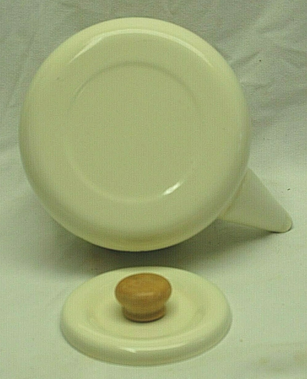 Enamel Metal Tea Pot Kettle Stove Top Teapot Wooden Handle Country Farm Scene eBay