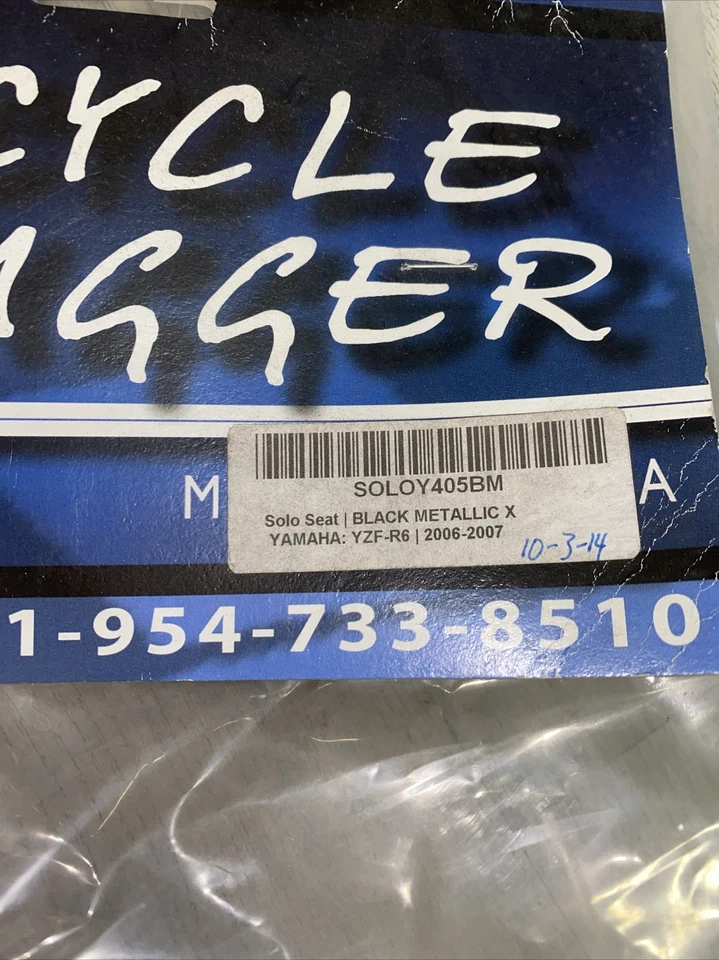 Cubierta de capó de asiento trasero solo SOLOY405BM para Yamaha YZF R6 2006-2007 negra Foto 3 de 4