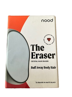 Buff Eraser Nood The Eraser Crystal Hair Eraser Buff Away Body Hair - Matte Black ...