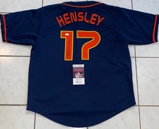 David Hensley Signed Autographed Custom Jersey Houston Astros 22 WS Champs JSA