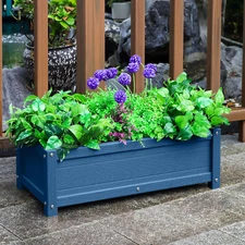 HDPE Raised Garden Box Waterproof,Rot-Resistant and Non-Cracking,Raised Planting