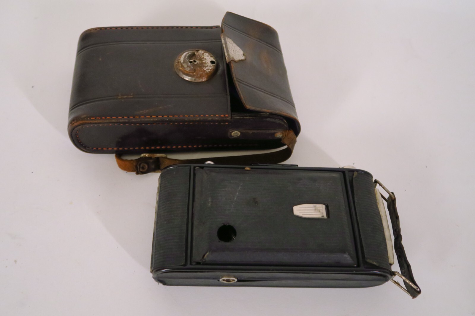 Adoz Prontor II 2 Camera leather case Germany Calmbach Gauthier black ...