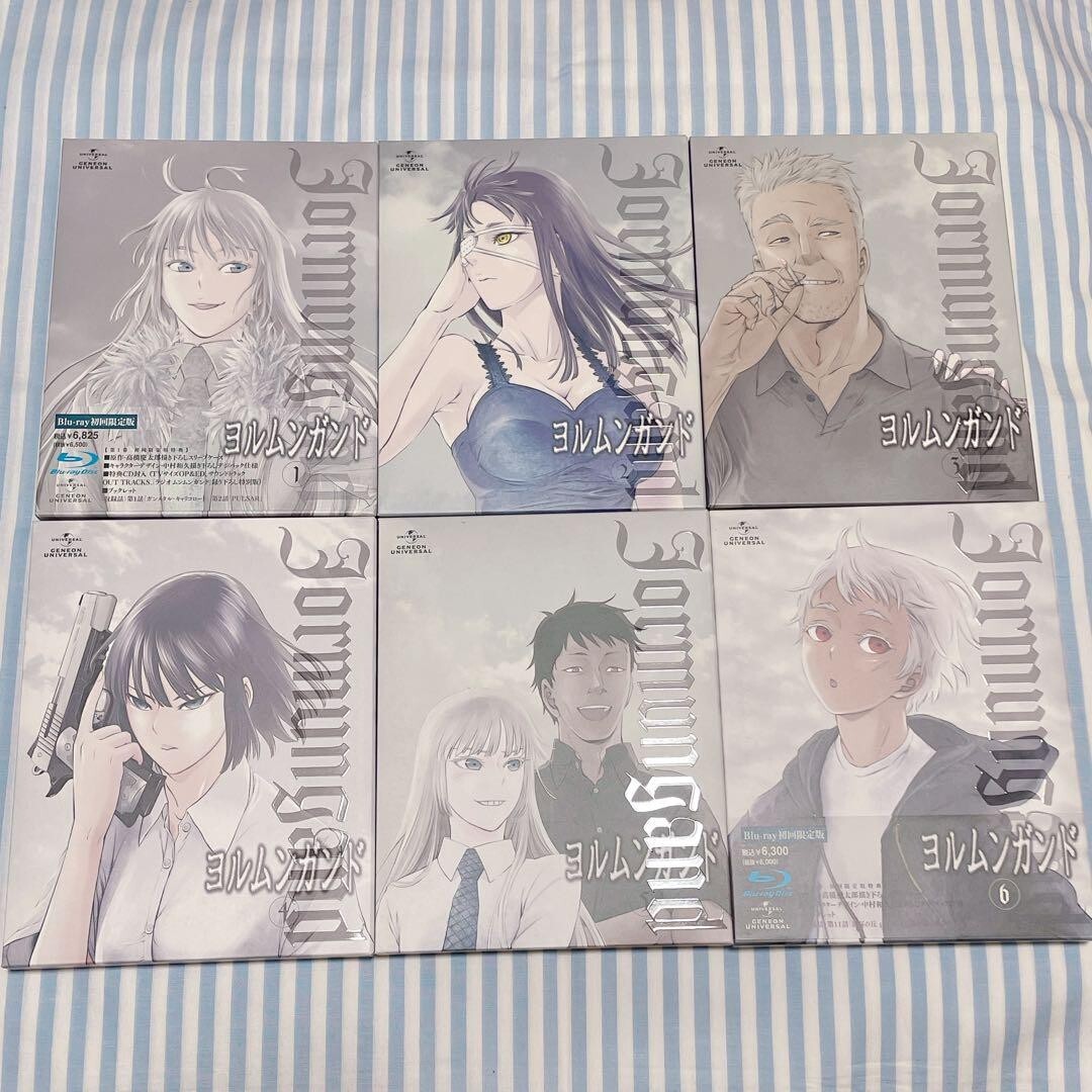 Jormungand Blu-ray Season 1 & 2 1-6 Set Anime Limited Edition From