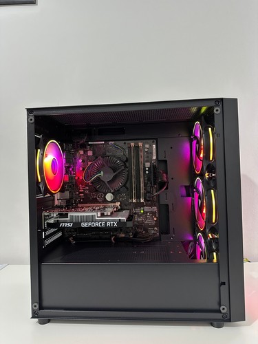 Gaming PC Intel i7 NVIDIA RTX 3050 16GB RAM 1TB SSD Window 11 WiFi Desktop Black - Picture 11 of 14