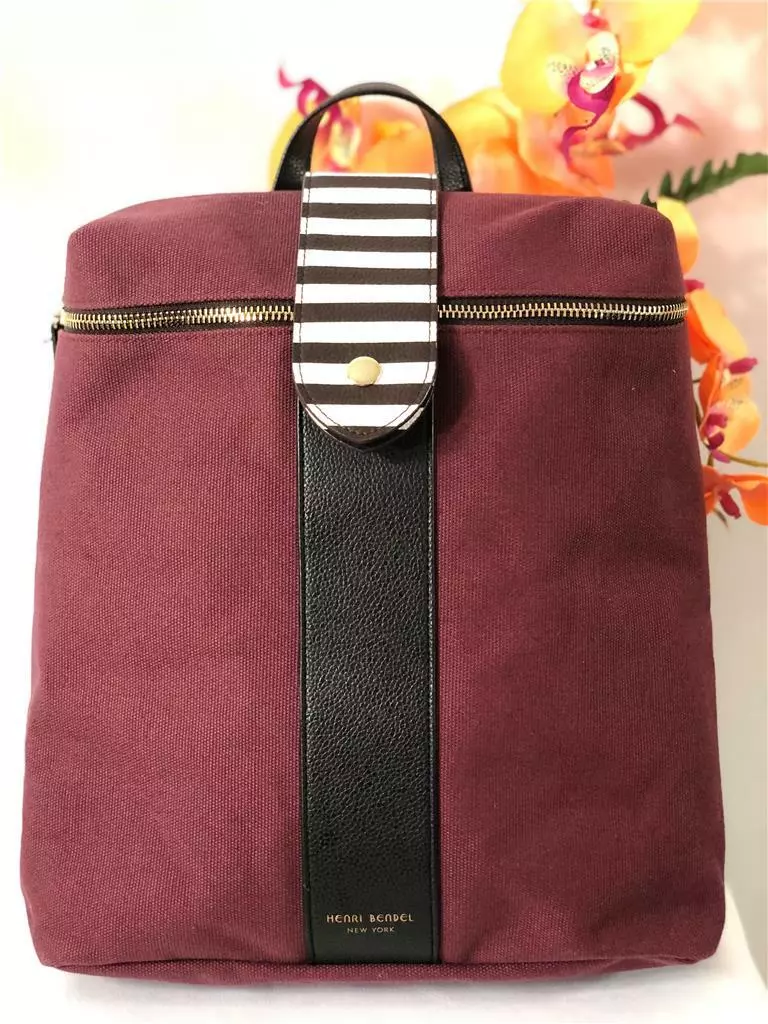 Henri bendel limited edition canvas best sale backpack