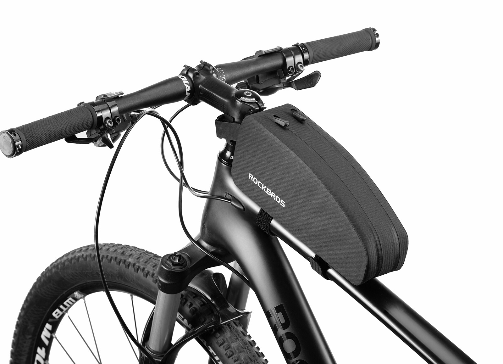 Borsa telaio bicicletta Rockbros borsa tubo superiore impermeabile borsa manubrio 1L/1,6L