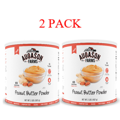 augason farms peanut butter powder 2 lbs no 10 can