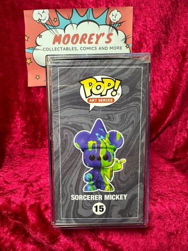 Fantasia - Sorcerer Mickey Purple & Green Artist Series 80th Anniv Pop #15 - Picture 4 of 7
