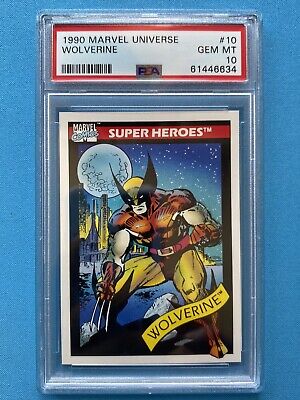 Wolverine #10 Impel 1990 Marvel Universe Series 1 graded Wolverine #10 Impel 1990 Marvel Universe Series 1 graded