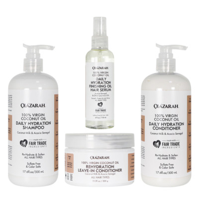 Coconut Revitalize and Nourish Hair Care Set - Coconut Milk/Oil Infused Ultimate