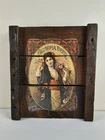 ART - VTG Olympia Beer Wood Advertisement Sign 9.25x8x2 Washington Beer Girl Ad