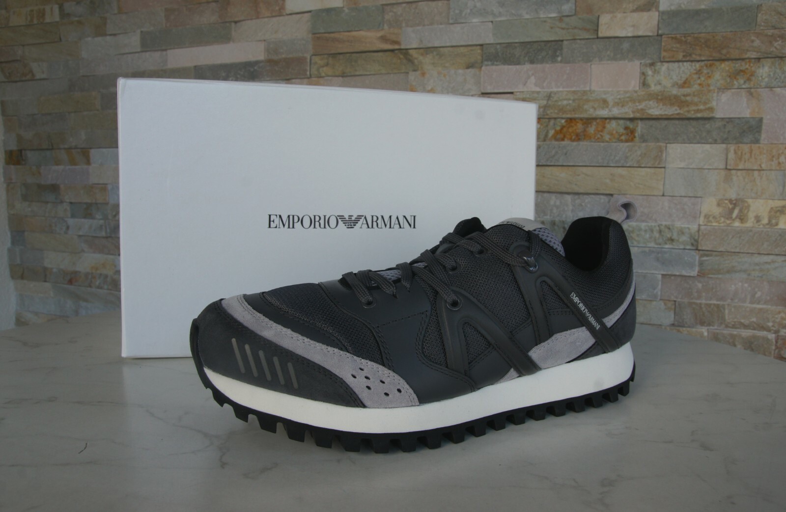 Emporio Armani Sneakers Talla 45 UK 11 Deportivas Zapatos X4X555 Nuevo Ehemuvp