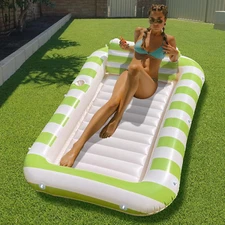 Tanning Pool Floats Adult Inflatable Pool Lake Floats Tanning Pool Lounger Tanni