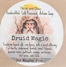 Thrive And Glow Soaps New Bar Druid Magic