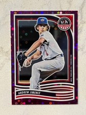 ANDREW JIMENEZ 2024 Panini USA Baseball Stars & Stripes H2 PURPLE #'d 18/99
