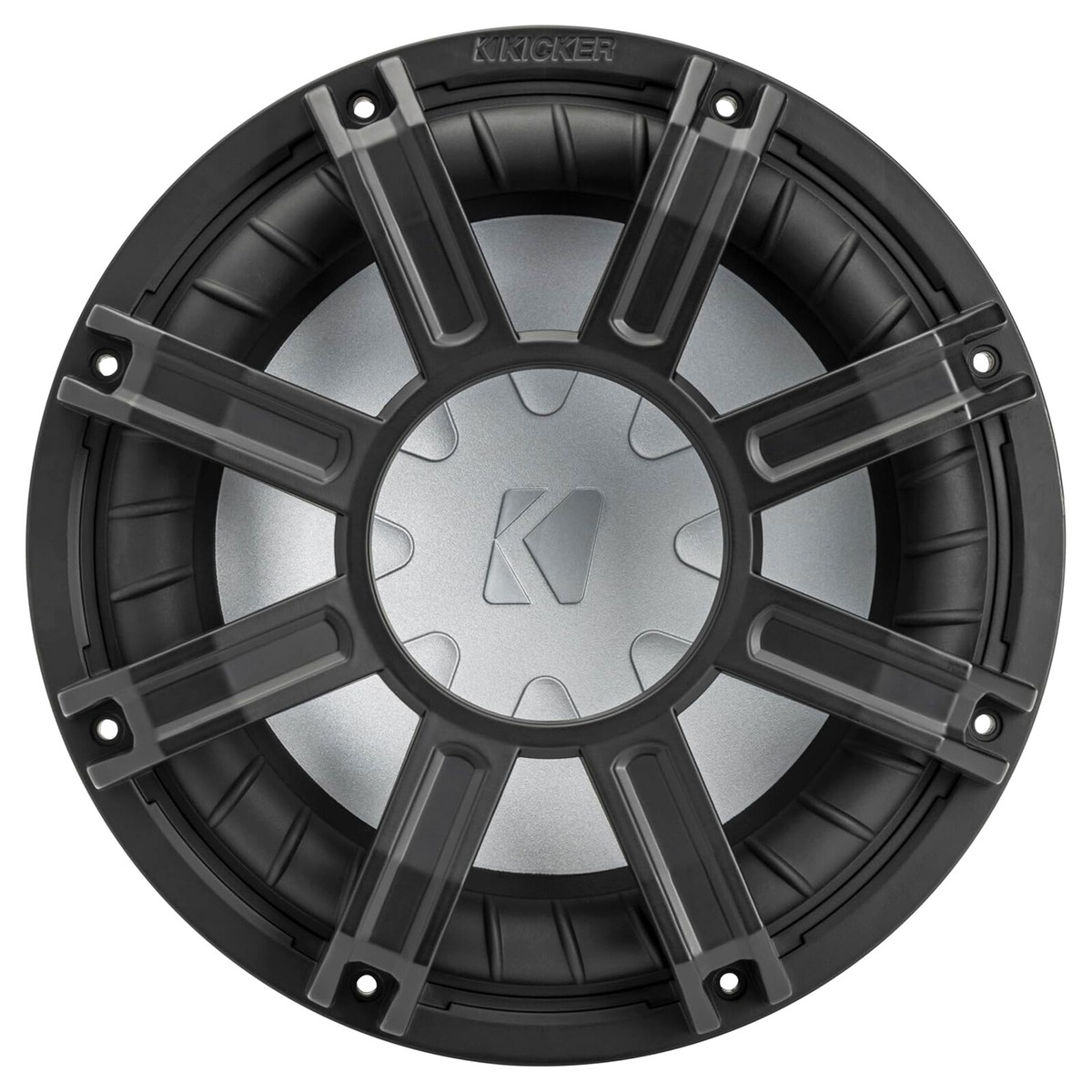 Kicker 51MWF104 Marine 10-Inch 400W RMS 4-Ohm Subwoofer with RGBW