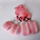 Adult Pink Plush Bed restraints  Bondage Handcuffs Ankle Cuffs for couple — photo 7