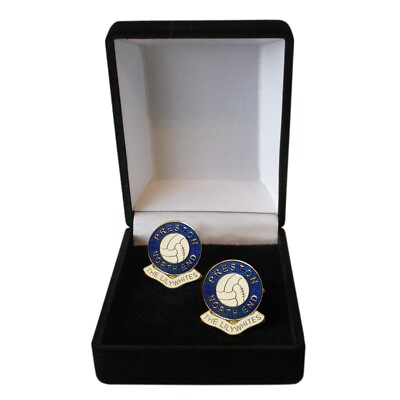 Preston North End football club cufflinks