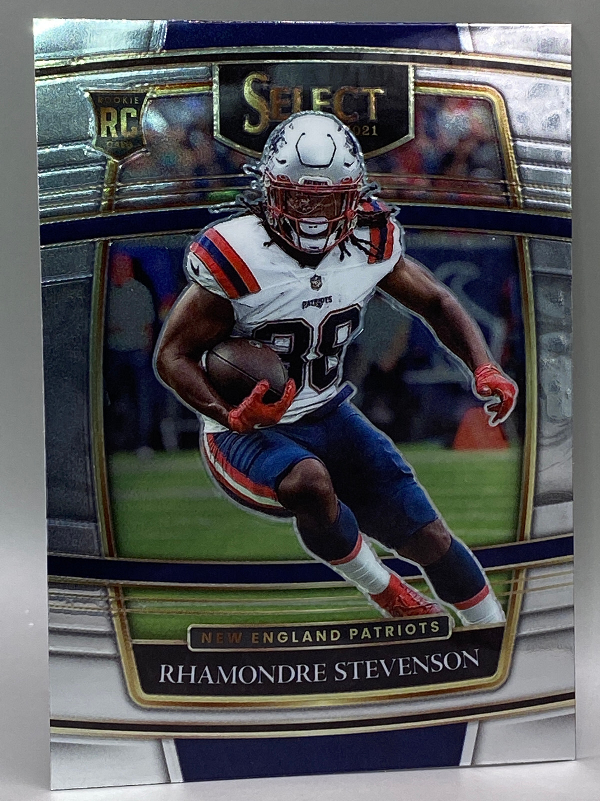 2021 FOTL RHAMONDRE STEVENSON PANINI SELECT FOOTBALL SILVER CONCOURSE RC #75