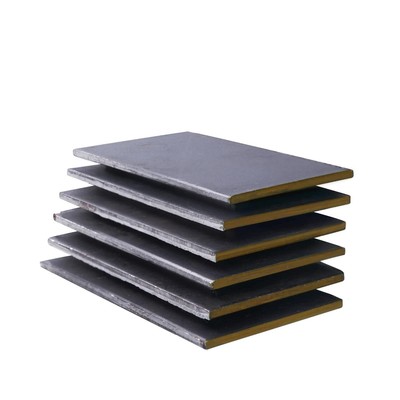 6 Pack 4''x2''x0.125'' 15N20 Steel Flat Stock 4'' x 2'' x 0.125'' (6 Pack), Black 
