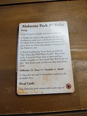 Hostage Negotiator Expansion Abductor Pack #7 Complete