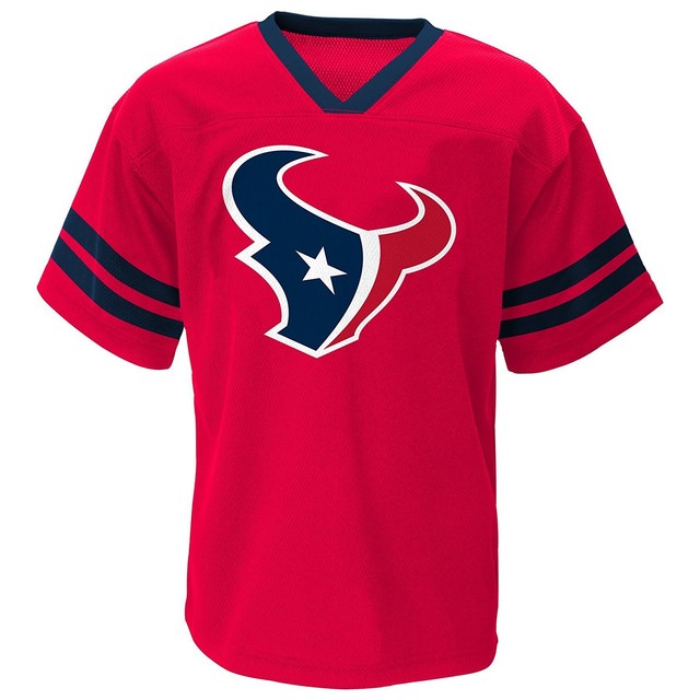 (Age 1012) Youth Large NFL Houston Texans Throwback VNeck Shirt