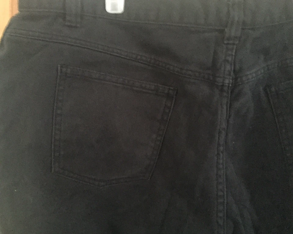 Main Street Blues Black Pants Jeans H6 Waist 20 Inches Inseam 29 Inches - Image 3 of 4