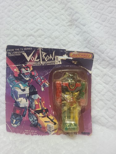 Voltron 3 III Mini Lion Figure Sealed Matchbox Irwin Vintage 1984 - Picture 6 of 6