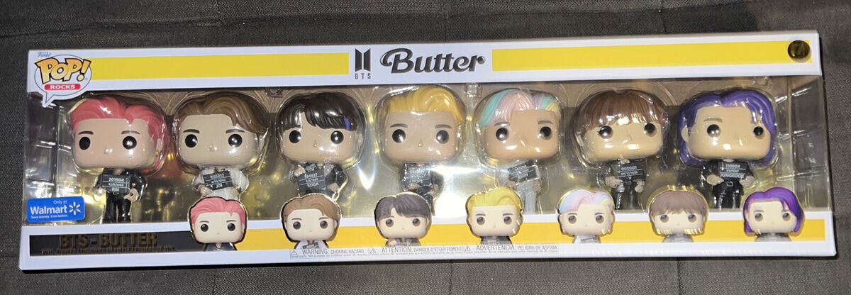 Funko Pop! Rocks: BTS - Butter 7-pack Figures (Walmart Exclusive) In Hand  Pop!