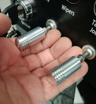 ATS/ETS - M5 thread brake knob adapters button box American Truck Simulator  2pk
