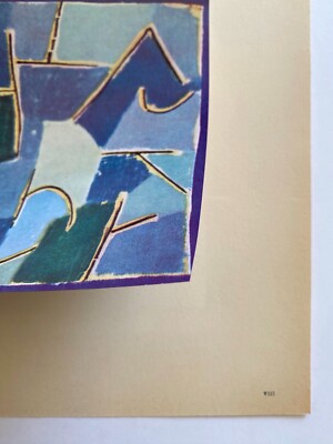 PAUL KLEE RARE VINTAGE 1959 FINE ART ITALIAN LITHOGRAPH PRINT