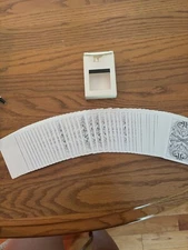 WHITE CENTURIONS Playing Cards gently used Theory 11