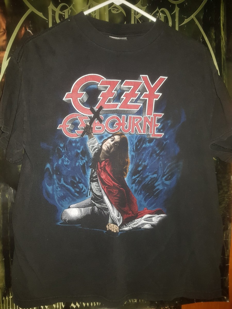 1991 Ozzy Osbourne Blizzard Of Ozz T Shirt Mens Medium 1991 Ozzy Osbourne Blizzard Of Ozz T Shirt Mens Medium