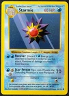 Pokémon TCG 1999 Starmie 64/102 Shadowless Base Set WotC Lightly Played LP