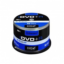 Intenso DVD-Rohlinge DVD+R 16x (4,7GB) 50 Cake Box