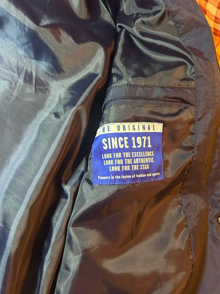 Chaqueta de hombre Washington Nationals Starter Navy The Jet III Full-Snap talla M/M/M Foto 4 de 4