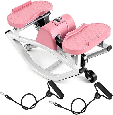 Home Fitness Stepper with Resistance Bands for Full Body Aerobic Workouts