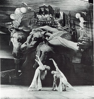 Salvador Dali - Tristan Insane Das erste paranoische Ballett 1944 A1-A4 Poster Kunst P