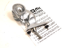1984-1990 Dodge Ram Hood Ornament Ramcharger D100 D200 Spring 2 Piece Chrome Bas 1984-1990 Dodge Ram Hood Ornament Ramcharger D100 D200 Spring 2 Piece Chrome Bas
