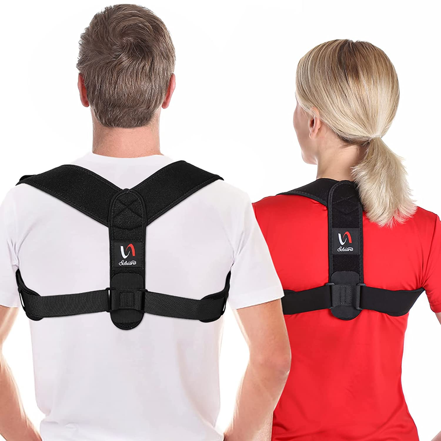 Posture Corrector for Men and Women, Comfortable Upper and Back Brace ...