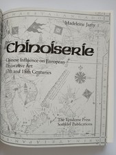 Chinoiserie Art Madeleine Jarry 17th 18th  1st 1981 Hardback The Vendome Press