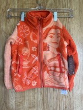 Disney Store Moana Fleece Jacket Girls Size 2 NWT
