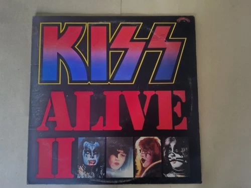 KISS -ALIVE 2 - 1977  2x LP UK IST ISSUE  , A1,B1,C1,D1 - Vinyl EX