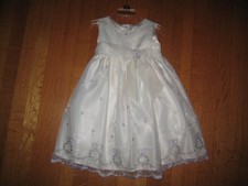 NEW American Princess Girls Ivory Butterfly Dress Sleeveless 2T Wedding Party
