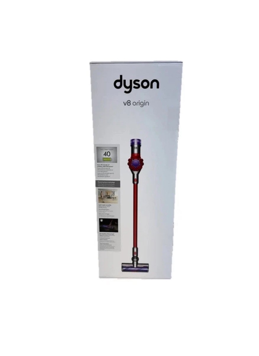 Dyson V8 スティッククリーナー 赤・紫 Dyson V8 Origin Stick Vacuum Cleaner - Gray/Purple/Red (400493-01