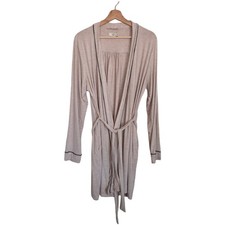 UGG XL Aldridge Robe in Oatmeal Cream Color Soft and Lightweight Pockets