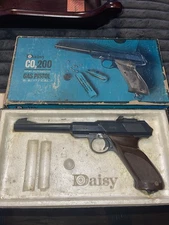 VTG Daisy CO2 200 BB Gun Pistol Semi-Automatic Gas .177 Caliber w/ Box untested