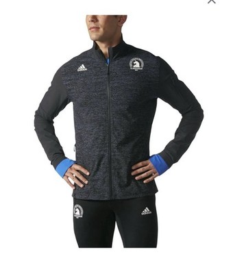 Boston Marathon 2017 Adidas Supernova Running Jacket  Mens L Black