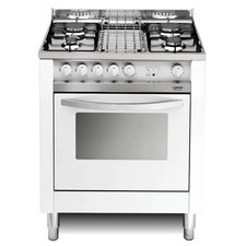 Lofra Cuisine 70CM Blanc Four Gaz Ventilé 4 Fireside Ce.a Gaz Stop MB75GV